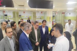 مدیرکل درمان مستقیم سازمان تأمین اجتماعی به منظور بررسی مراکز درمانی سازمان…