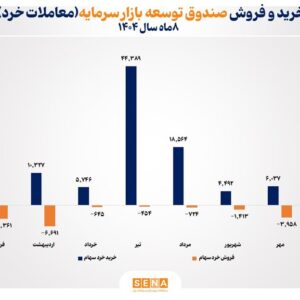 مجموع خریدهای خرد صندوق توسعه بازار سرمایه از ۱۰۱ همت فراتر رفت