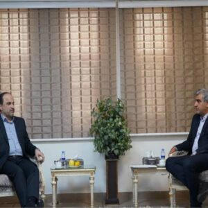 مدیرعامل سازمان تأمین اجتماعی در دیدار با هاشم کارگر، رئیس سازمان ثبت…