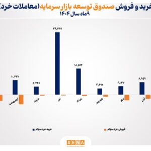مجموع خریدهای خرد صندوق توسعه بازار سرمایه از ۱۰۷ همت فراتر رفت