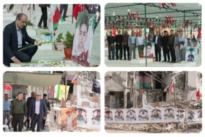 تجدید میثاق مدیرکل امور مالیاتی هرمزگان با شهدای مدرسه شجره طیبه میناب > سازمان امور مالیاتی کشور